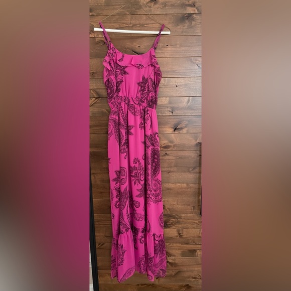 Express Pink Maxi Dress Size M - Picture 2 of 4